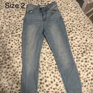 Rue 21, Lightwash skinny jeans.
